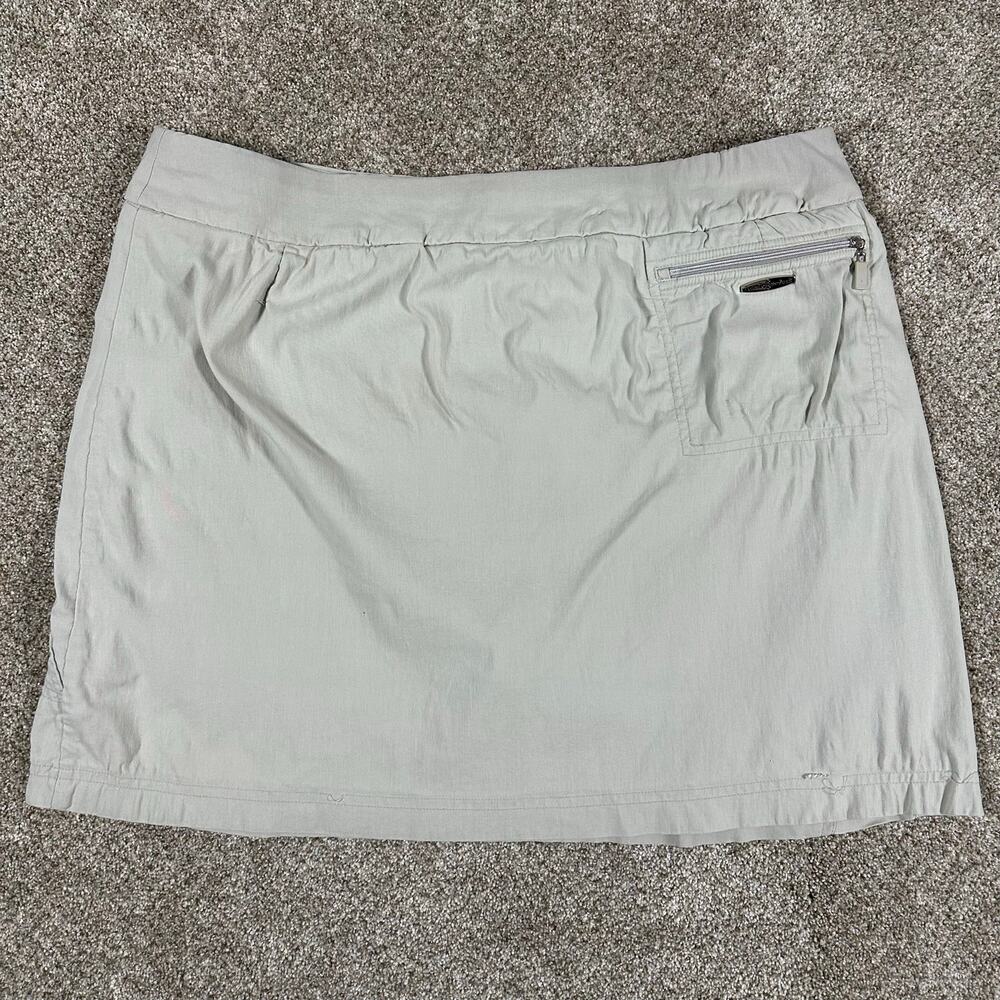 Jamie Sadock‎ Khaki Golf Skort Skirt Cargo Pockets Size 18